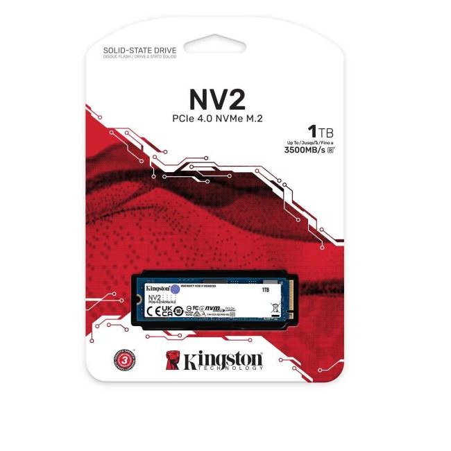 Kingston Technology NV2 M.2 1 TB PCI Express 4.0 NVMe