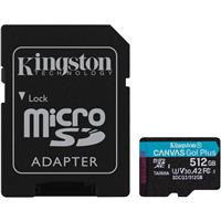 Kingston Canvas Go! Plus SDCG3 512 GB Class 10/UHS-I (U3) MicroSDXC
