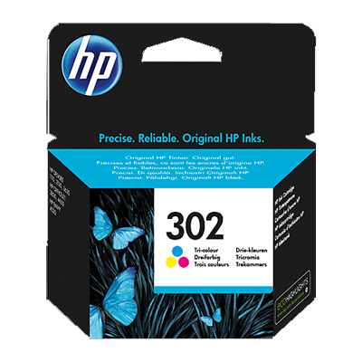 HP 302 Original Tri-colour Ink Cartridge, Tri-colour
