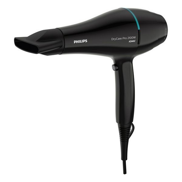 Philips BHD272/00 Profi-Haartrockner, AC-Motor, Ionenpflege, Düse 9 Mm Und 6 Geschwindigkeitsstufen, Temperatur Thermoprotect, 2100 W, Schwarz Und T