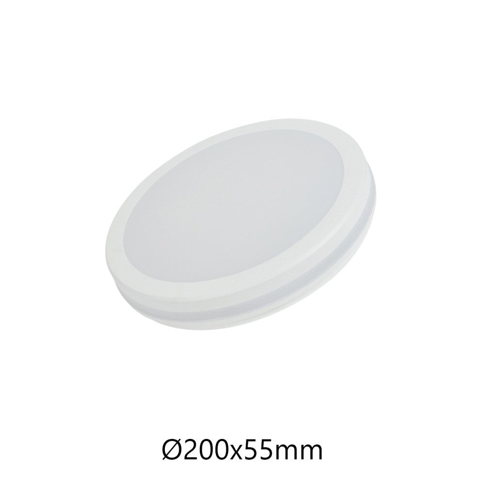 Alca Power Plafoniera LED Tonda 15w 1500lm Ip65 - per Esterni Ed Interni