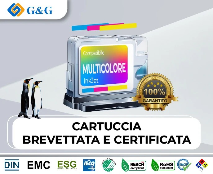 Ink G&G Hp 301Xl Multipack colore