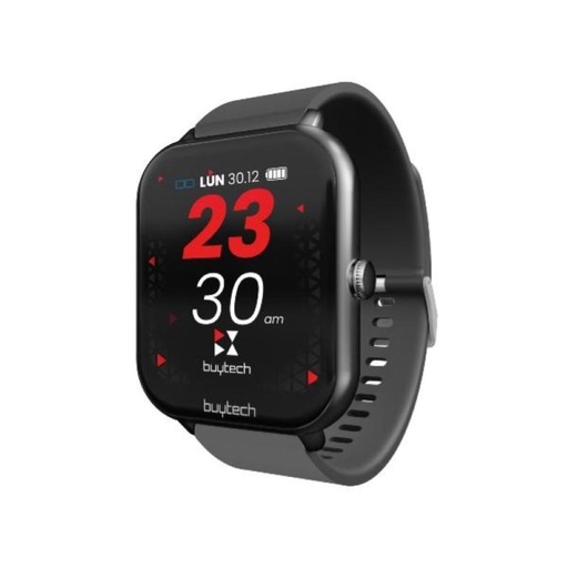 Smartwatch Buytech by-alfa-bk Cassa Nera Cinturino Silicone