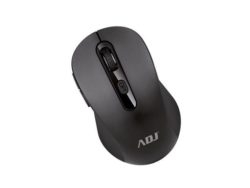 Adj Mouse Wireless Ottico Evo Pure Black 1000 Dpi 6 Tasti Con Ricevitore