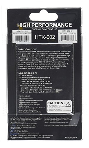 Cooler Master CPU Thermal Compound Syringe HTK-002-U1
