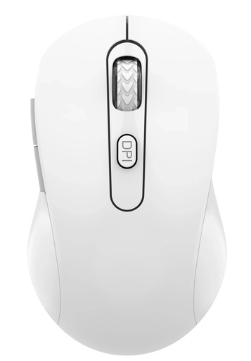Mouse USB Ottico 6D Evo Pure Wh 1000 Dpi 6 Tasti Plug&Play Adj