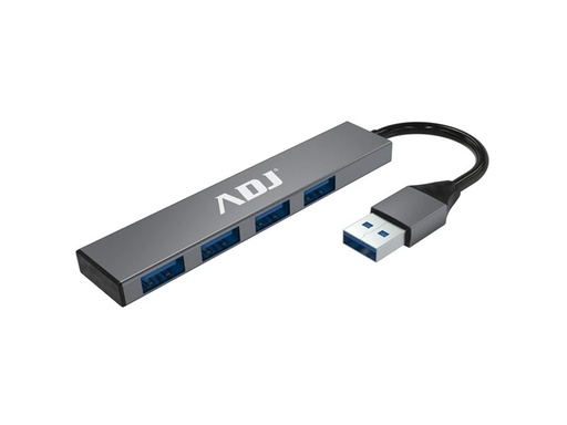Hub USB 3.2 4porte Tetra Gy Compatibile Usb1.1/2.0 Notebook Adj