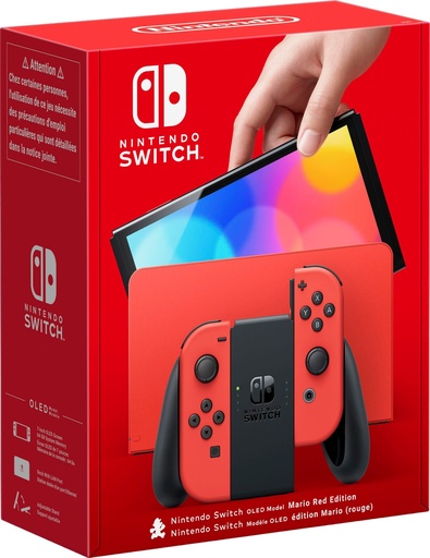 Nintendo Switch - OLED Model - Mario Red Edition Portable Game...